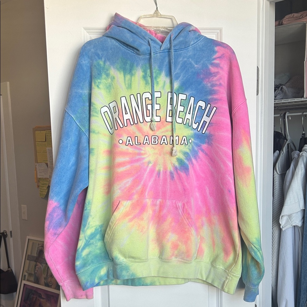 Colorful Tie-Dye Hoodie